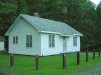 This building was constructed by the CCC at Camp Parsons and is now used as a bunkhouse for graduate students and other